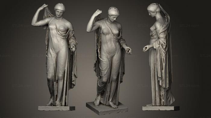 Статуи античные и исторические (Афродита_2, STKA_0737) 3D модель для ЧПУ станка